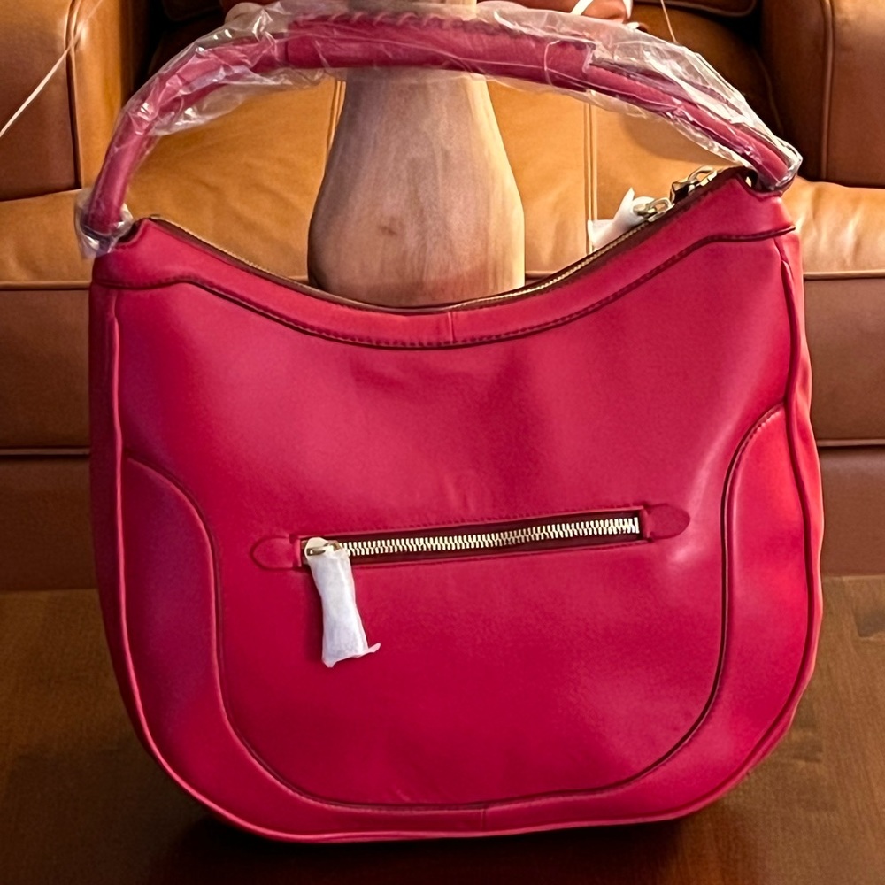 J. Crew Red Leather Purse